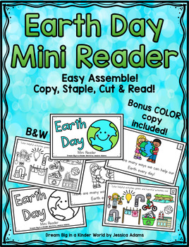 Preview of Earth Day Mini Reader Book
