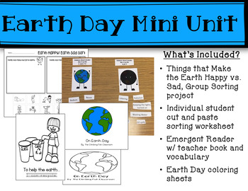 Preview of Earth Day Mini Unit
