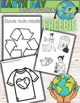 Preview of Earth Day Morning Work | Early Finisher Activities Freebie