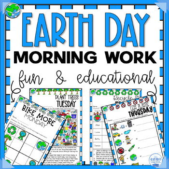 Preview of Earth Day Morning Work | Earth Day Fun