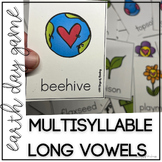 Earth Day Multisyllable Long Vowel Activities for Second Grade