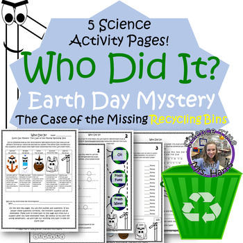 Preview of Earth Day Mystery- Science Activity Packet