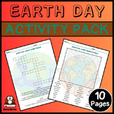Earth Day NO PREP Activities | Word Search, Crossword & Tr