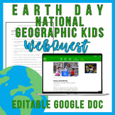 Earth Day - National Geographic Kids WebQuest (no Prep)