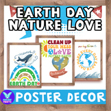 Earth Day Nature Love Posters Environment Classroom Decor 
