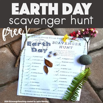 Earth Day Nature Scavenger Hunt FREEBIE by Mighty Erudite | TpT