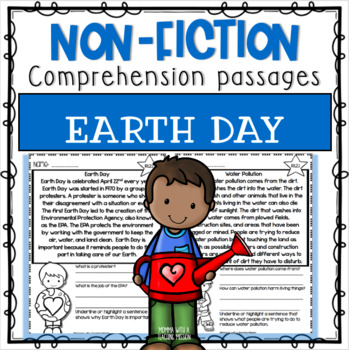 Preview of Earth Day Non-fiction Passages