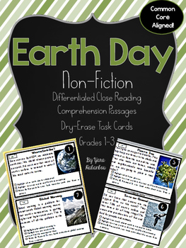 Preview of Earth Day Nonfiction Reading Passages
