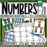 Earth Day Number Recognition 1-20 Scoot Activity, 10's fra