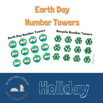 Preview of Earth Day Number Towers