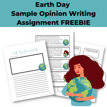 Preview of Earth Day Opinion Writing FREEBIE