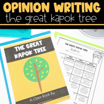 Preview of Earth Day Opinion Writing with The Great Kapok Tree