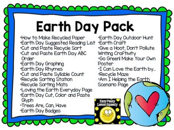 Preview of Earth Day Pack