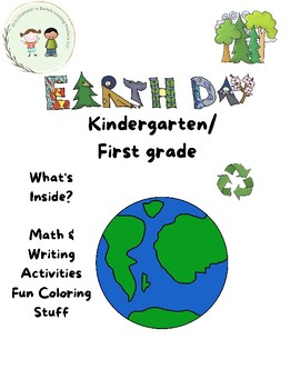 Preview of Earth Day Packet- Kindergarten/First Grade Activity Packet