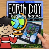 Earth Day Paperless Digital Poster on the iPad
