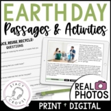 Earth Day Speech Therapy Passages and Language Activities 