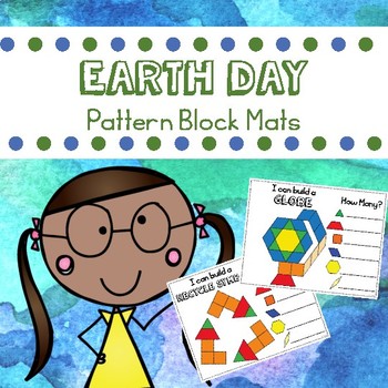 Preview of Earth Day Math with Pattern Blocks