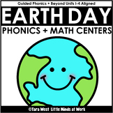 Earth Day Phonics and Math Centers