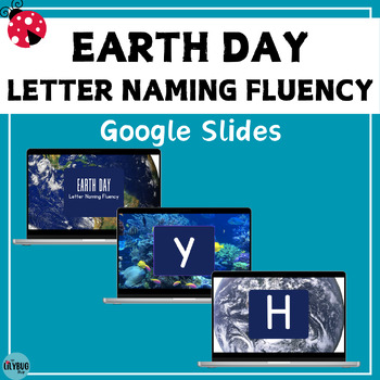 Preview of Earth Day Photo Letter Naming Fluency Slides // Google Slides