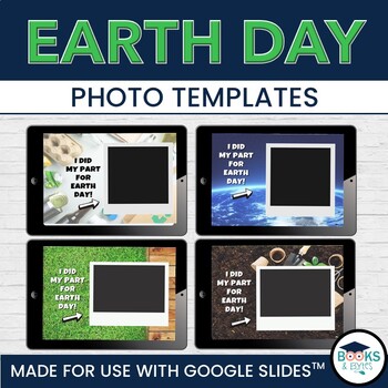 Preview of Earth Day Photo Templates for Google Slides™
