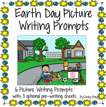 Preview of Earth Day Picture Writing Prompts