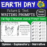 Earth Day Picture Writing Prompts (Opinion, Explanatory, N