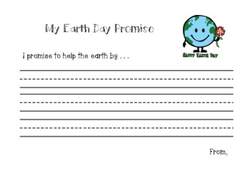 Preview of Earth Day Pledge