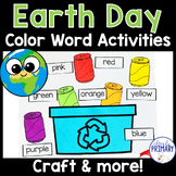 Earth Day Pocket Chart with Craftivity & Coloring Pages, P