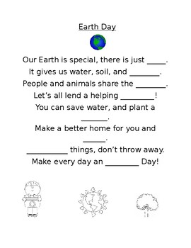 Preview of Earth Day Poem