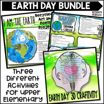 Preview of Earth Day Activities - Writing Craft, Art Lesson, Drama Resource Bundle