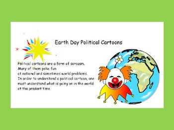 Preview of Earth Day Political Cartoons