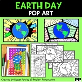 Earth Day Pop Art Coloring In