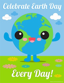 Earth Day Poster 8 1/2 x 11 by C Regli | Teachers Pay Teachers