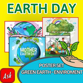 Preview of Earth Day Poster | Earth Day Bulletin Board | Classroom Earth Day Activities