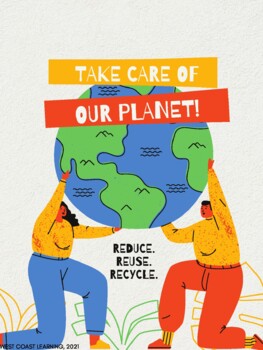 Earth Day Poster Set 1 by West Coast Learning | TPT