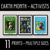 Earth Day Posters, Environmental Activists, Earth Month Bu