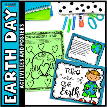 Preview of Earth Day Activities 4th 5th and Grade 3 Writing Posters & Earth Day Worksheets