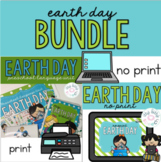 Earth Day Preschool Language Bundle (Print & No Print Options)