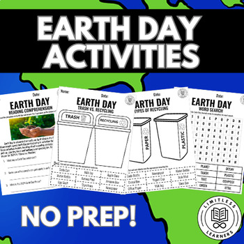 Preview of Earth Day Printables - Special Education Life Skills