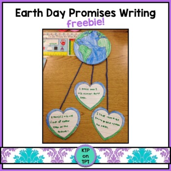 Preview of Earth Day Promises: a writing activity freebie