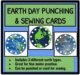 Earth Day Punching and Sewing Cards