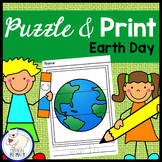 Earth Day Activities | Puzzles & Printing Practice | Kinde