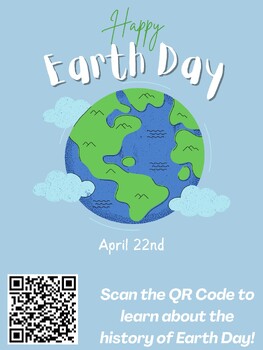 Preview of Earth Day QR Code Activity