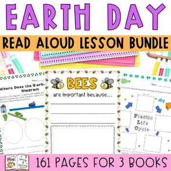 Preview of Earth Day Read Aloud and Activities BUNDLE - April Book Companions NO PREP