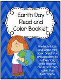 Earth Day Read and Color Booklet