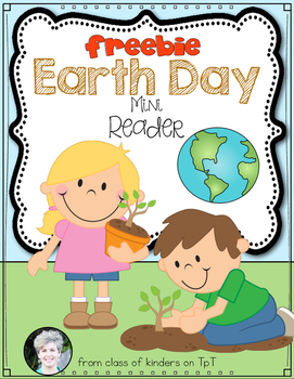 Preview of FREEBIE: Earth Day Reader for Kindergarten and First Grade!