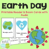 Earth Day Reader - Printable & Digital Boom Cards with Aud