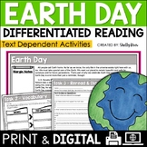 Earth Day Reading Activities DIGITAL and PRINTABLE