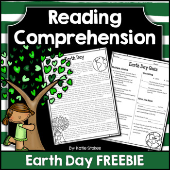 Preview of Earth Day Reading Comprehension