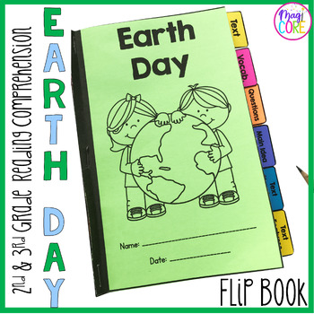 Preview of Earth Day Reading Comprehension Activities Worksheets - 2nd & 3rd grade